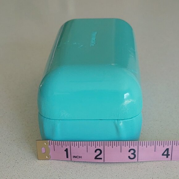 Tiffany & Co. Light Turquoise Blue Hard Clamshell Glasses Case (CASE ONLY) - Picture 12 of 16